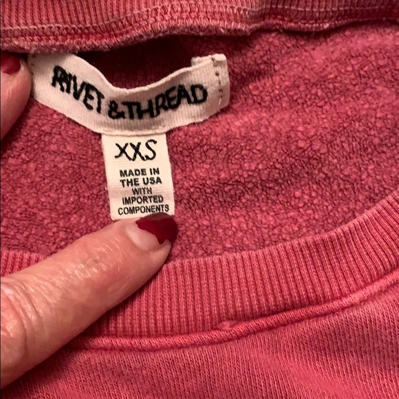 Rivet and thread sweatshirt - Picture 4 of 5